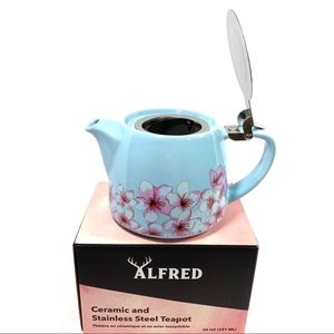 🆕 Alfred Ceramic & Stainless Steel teapot